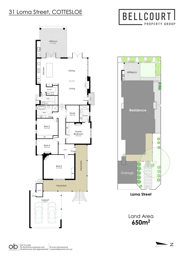 Floorplan of Homely house listing, 31 Loma Street, Cottesloe WA 6011