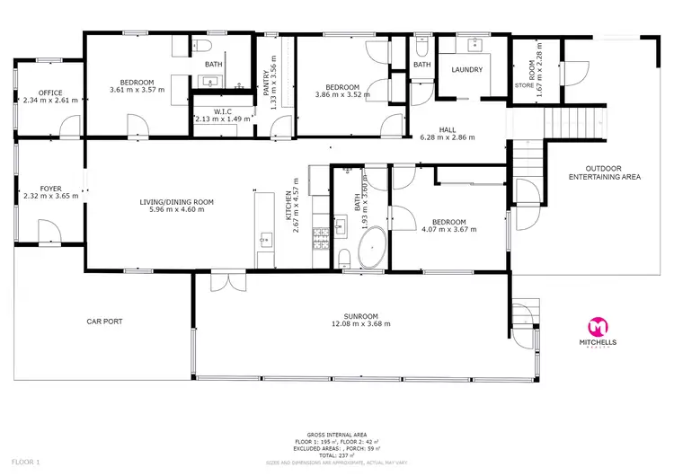 Floorplan of Homely house listing, 73 Dayman Street, Urangan QLD 4655