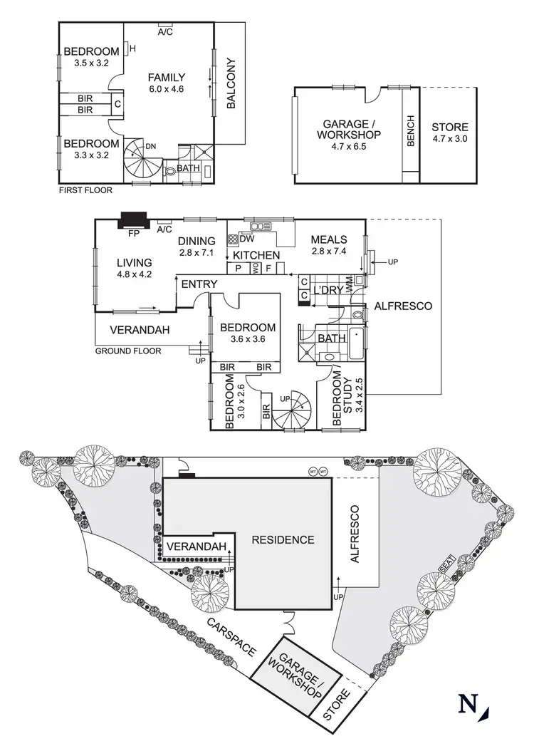 Floorplan of Homely house listing, 11 Annette Court, Avondale Heights VIC 3034