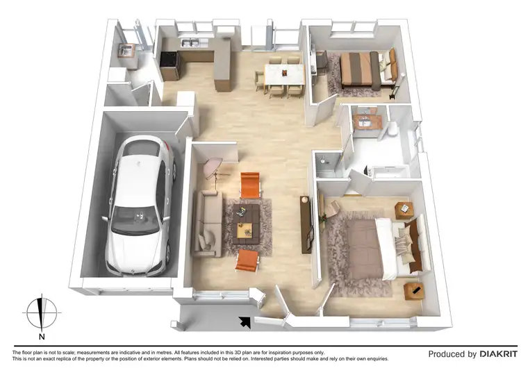 Floorplan of Homely unit listing, 2/5 Whites Lane, Newton SA 5074