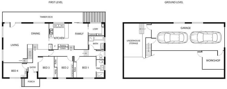 Floorplan of Homely house listing, 4 Shipard Place, Kambah ACT 2902