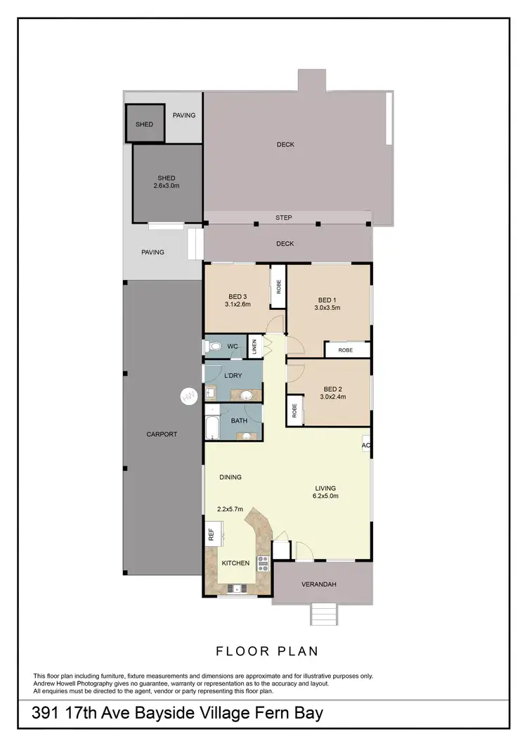 Floorplan of Homely house listing, 391 17th Avenue Bayway Village, Fern Bay NSW 2295