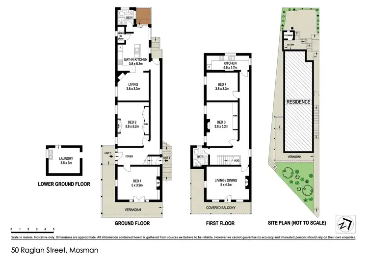 Floorplan of Homely house listing, 50 Raglan Street, Mosman NSW 2088