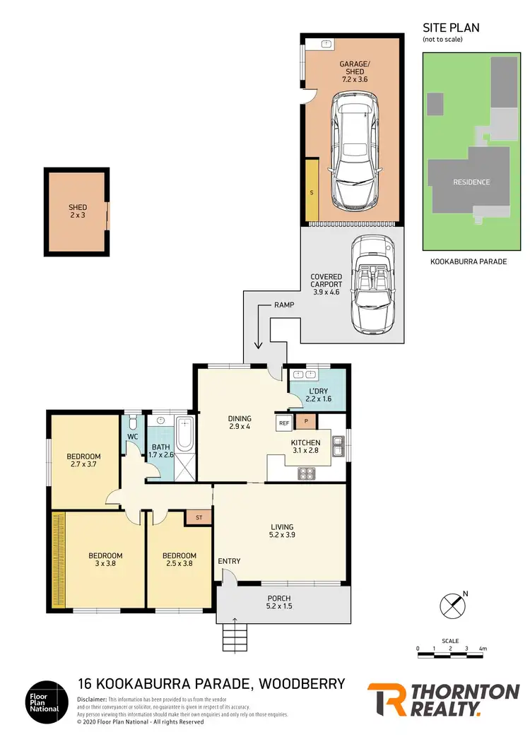 Floorplan of Homely house listing, 16 Kookaburra Parade, Woodberry NSW 2322