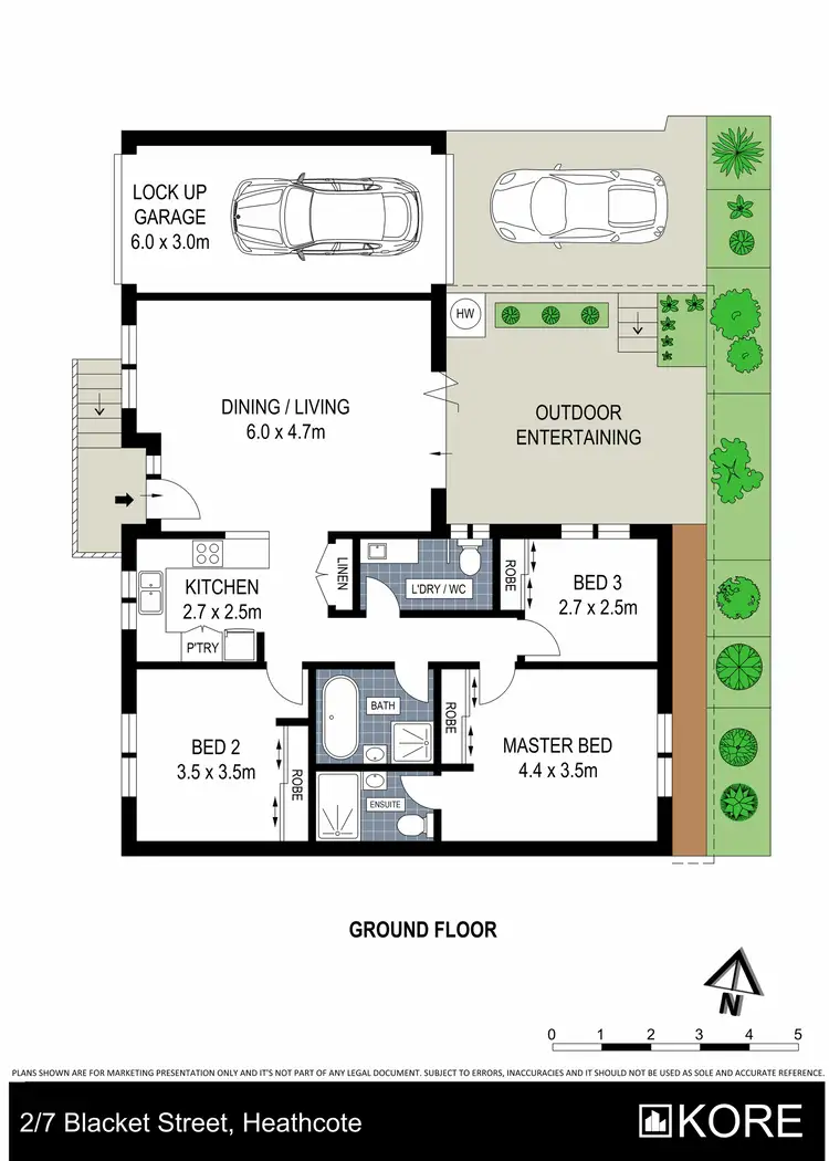 Floorplan of Homely villa listing, 2/7 Blacket Street, Heathcote NSW 2233