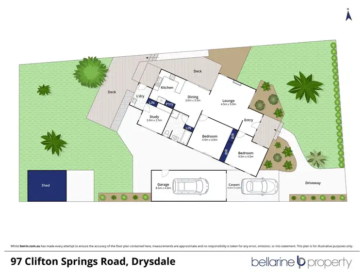 Floorplan of Homely house listing, 97 Clifton Springs Road, Drysdale VIC 3222