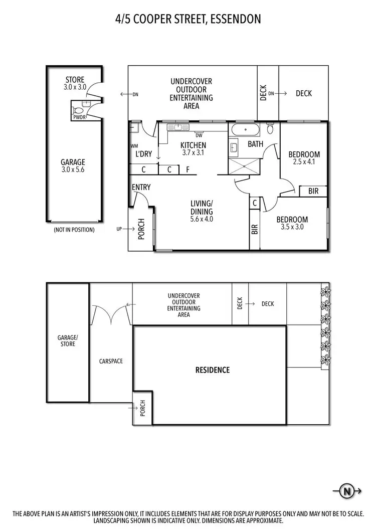 Floorplan of Homely unit listing, 4/5 Cooper Street, Essendon VIC 3040