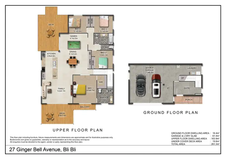 Floorplan of Homely house listing, 27 Ginger Bell Avenue, Bli Bli QLD 4560
