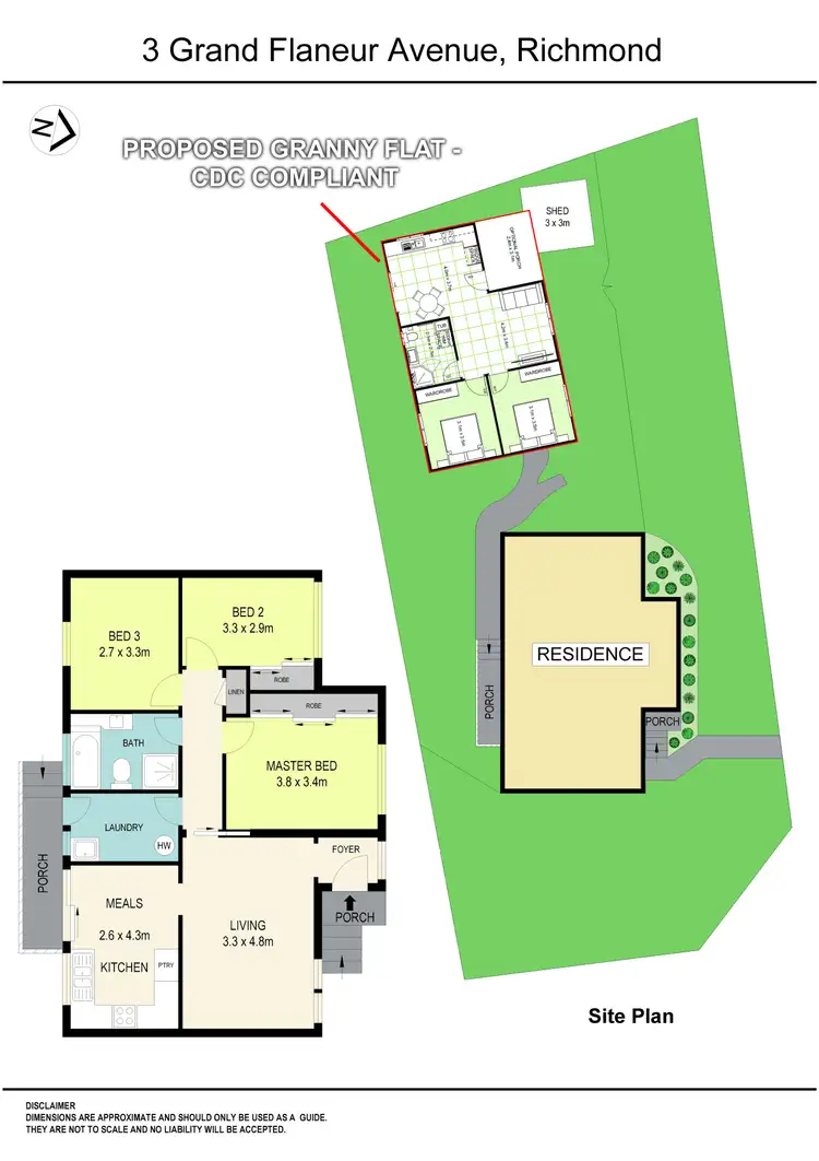 Floorplan of Homely house listing, 3 Grand Flaneur Avenue, Richmond NSW 2753