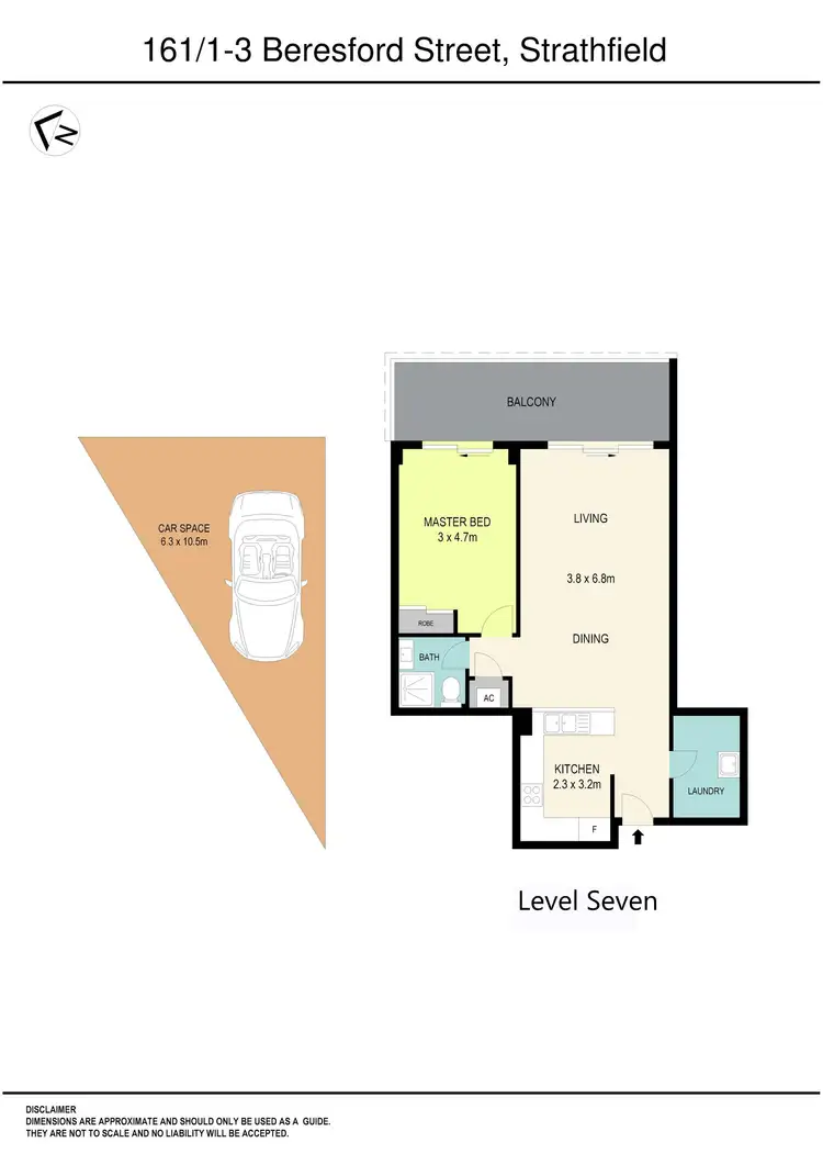 Floorplan of Homely unit listing, 161/1-3 Beresford Street, Strathfield NSW 2135