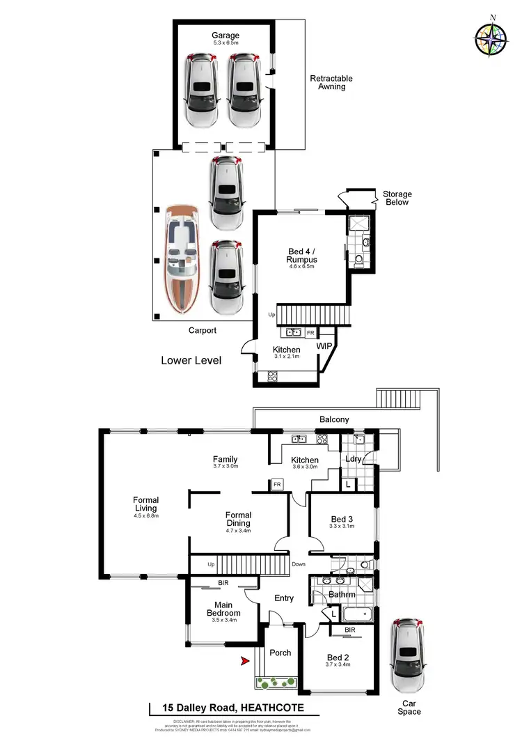 Floorplan of Homely house listing, 15 Dalley Road, Heathcote NSW 2233
