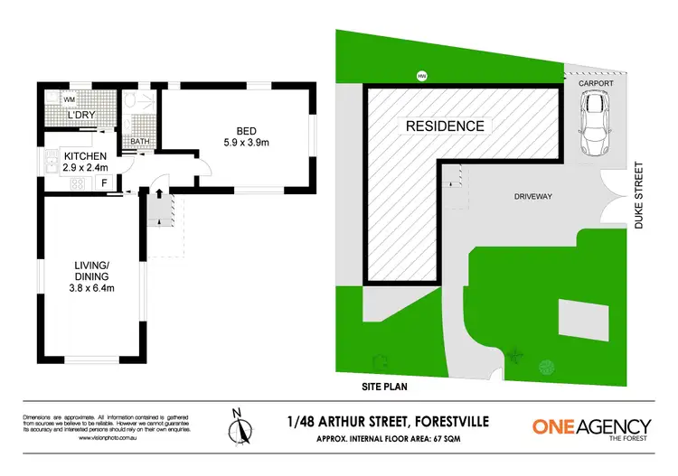 Floorplan of Homely house listing, 2/48 Arthur Street, Forestville NSW 2087