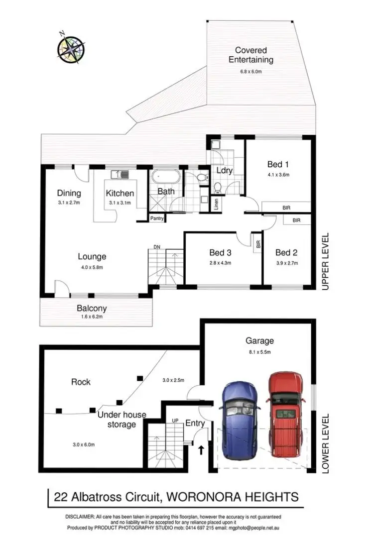 Floorplan of Homely house listing, 22 Albatross Circuit, Woronora Heights NSW 2233