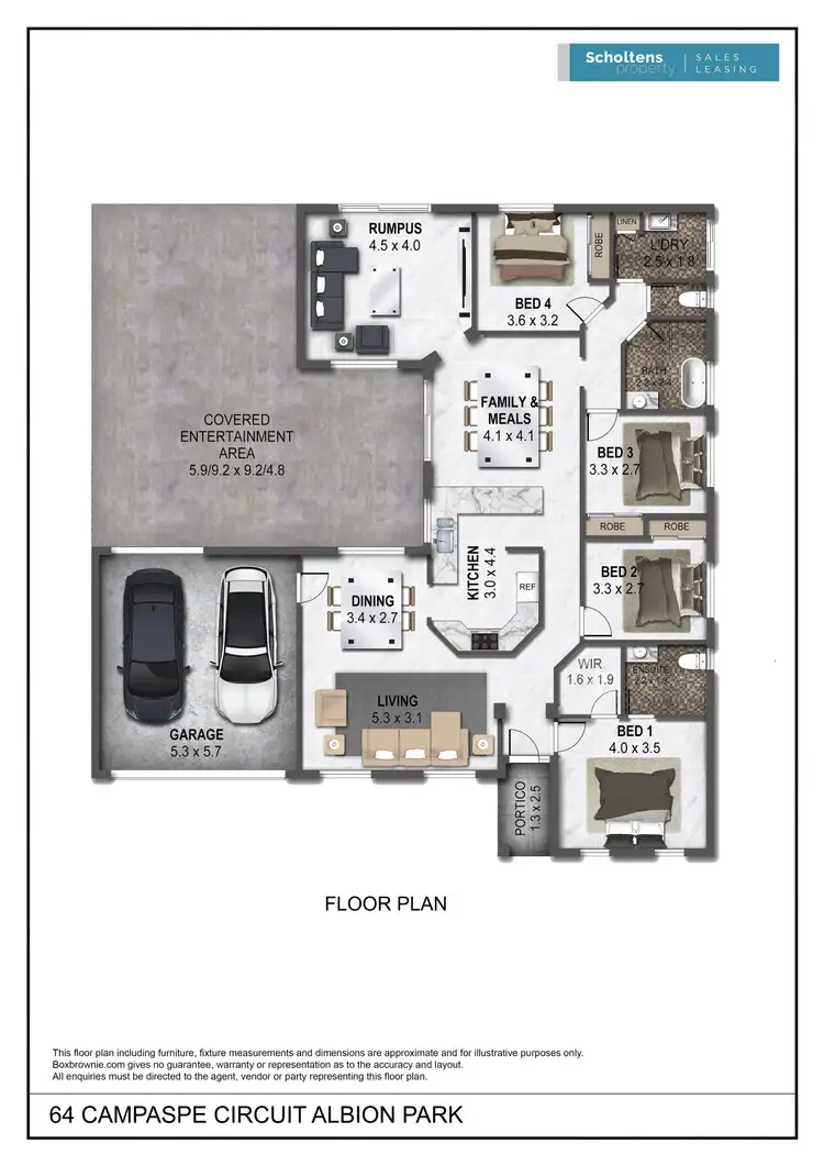 Floorplan of Homely house listing, 64 Campaspe Circuit, Albion Park NSW 2527