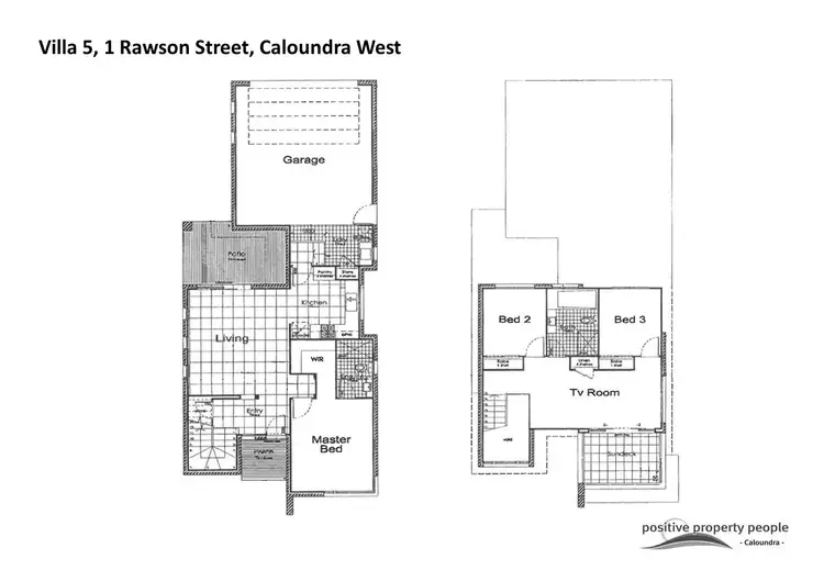 Floorplan of Homely townhouse listing, 5/1 Rawson Street, Caloundra West QLD 4551