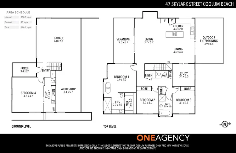 Floorplan of Homely house listing, 47 Skylark Street, Coolum Beach QLD 4573