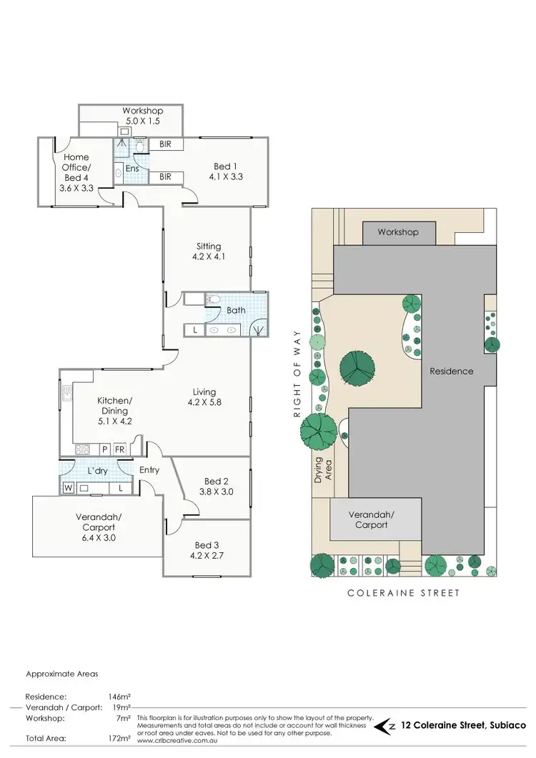 Floorplan of Homely house listing, 12 Coleraine Street, Subiaco WA 6008