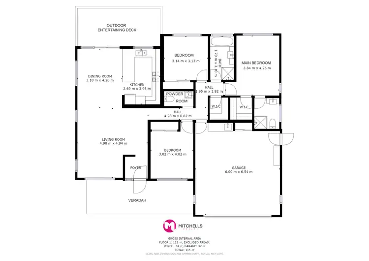 Floorplan of Homely house listing, 5 Sandy View Drive, Nikenbah QLD 4655