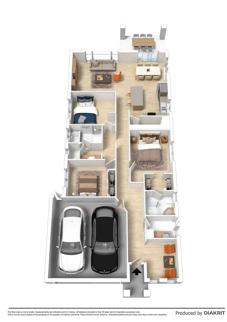 Floorplan of Homely house listing, 21B Camelia Drive, Parafield Gardens SA 5107
