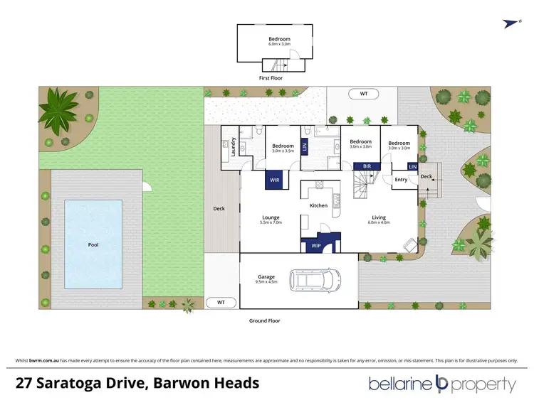Floorplan of Homely house listing, 27 Saratoga Avenue, Barwon Heads VIC 3227