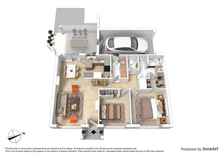 Floorplan of Homely unit listing, 2/65 Taketa Crescent, Frankston VIC 3199