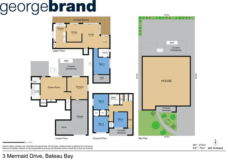 Floorplan of Homely house listing, 3 Mermaid Drive, Bateau Bay NSW 2261