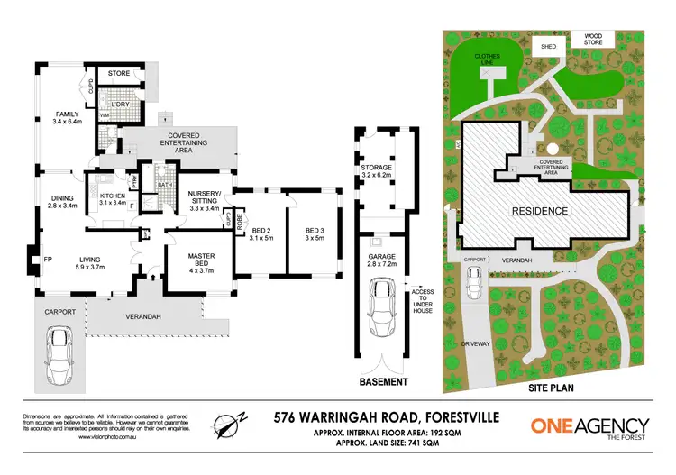Floorplan of Homely house listing, 576 Warringah Rd, Forestville NSW 2087