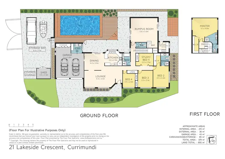Floorplan of Homely house listing, 21 Lakeside Crescent, Currimundi QLD 4551