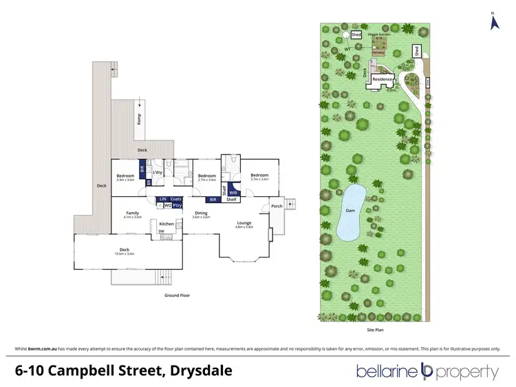 Floorplan of Homely rural property listing, 6-10 Campbell Street, Drysdale VIC 3222