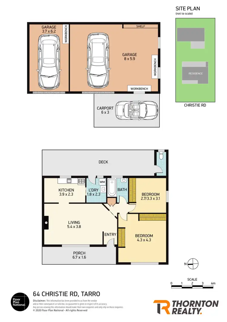 Floorplan of Homely house listing, 64 Christie Road, Tarro NSW 2322