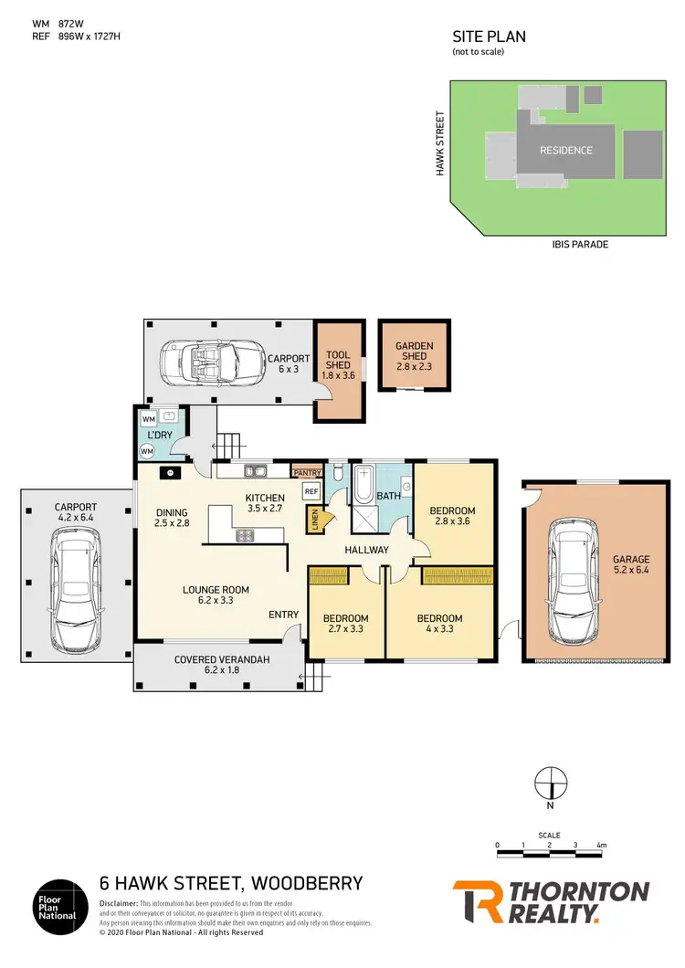 Floorplan of Homely house listing, 6 Hawk Street, Woodberry NSW 2322