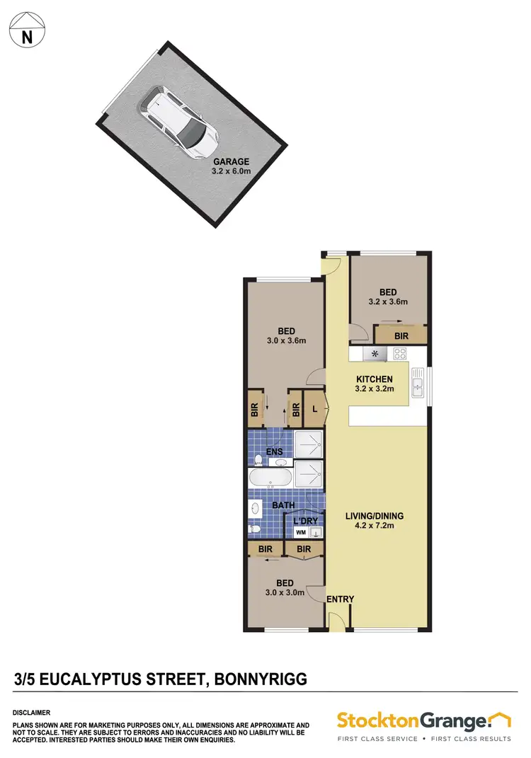 Floorplan of Homely unit listing, 3/5 Eucalyptus Street, Bonnyrigg NSW 2177