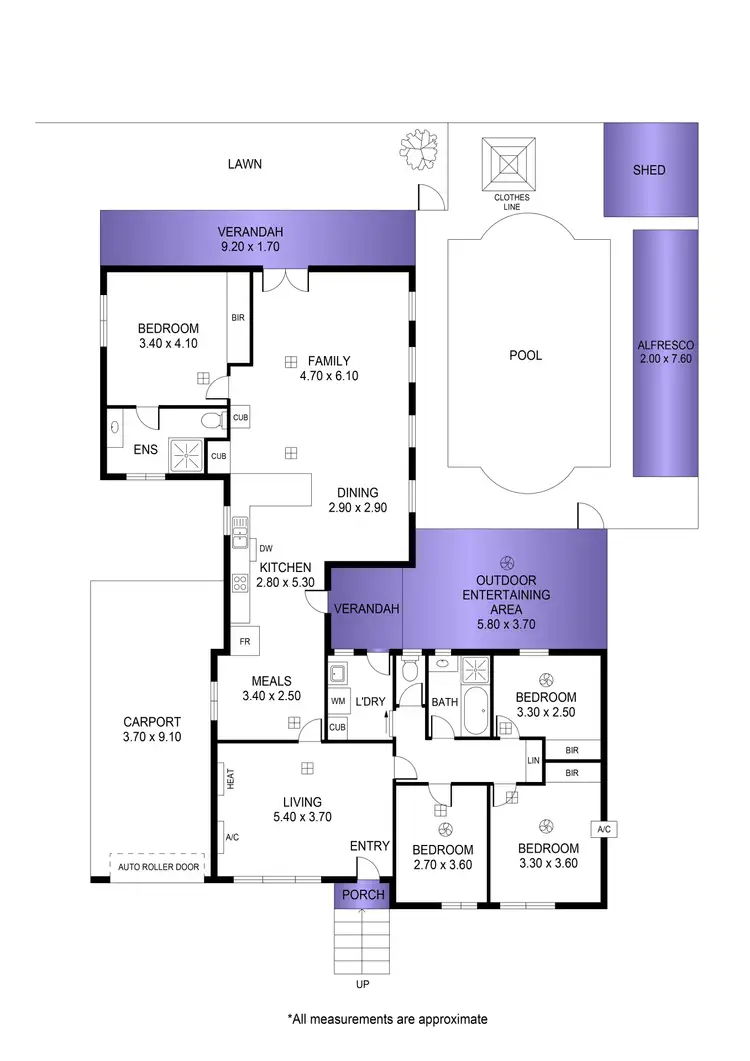 Floorplan of Homely house listing, 24 Baradine Drive, Ingle Farm SA 5098