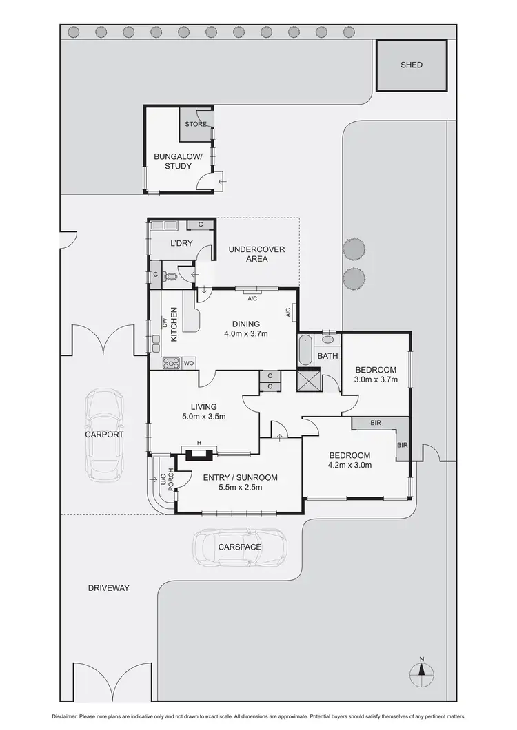 Floorplan of Homely house listing, 124 Market Street, Essendon VIC 3040