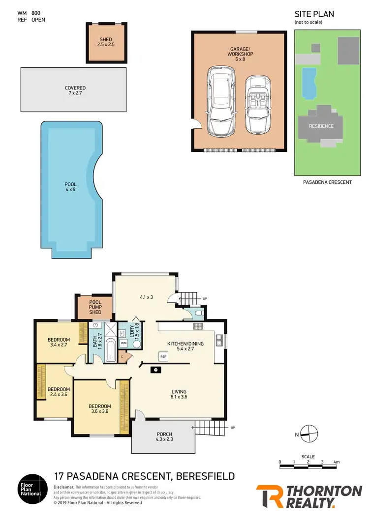 Floorplan of Homely house listing, 17 Pasedena Crescent, Beresfield NSW 2322