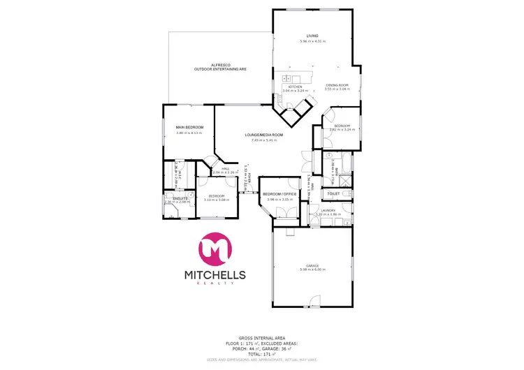 Floorplan of Homely house listing, 1 Baeckea Court, Craignish QLD 4655