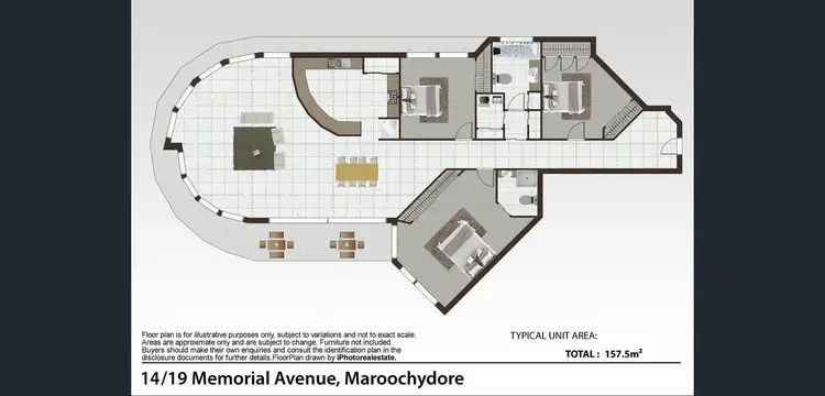 Floorplan of Homely apartment listing, 14/19 Memorial Avenue, Maroochydore QLD 4558