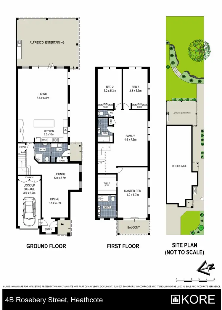 Floorplan of Homely semi-detached listing, 4B Rosebery Street, Heathcote NSW 2233