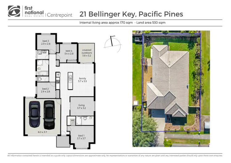 Floorplan of Homely house listing, 21 Bellinger Key, Pacific Pines QLD 4211