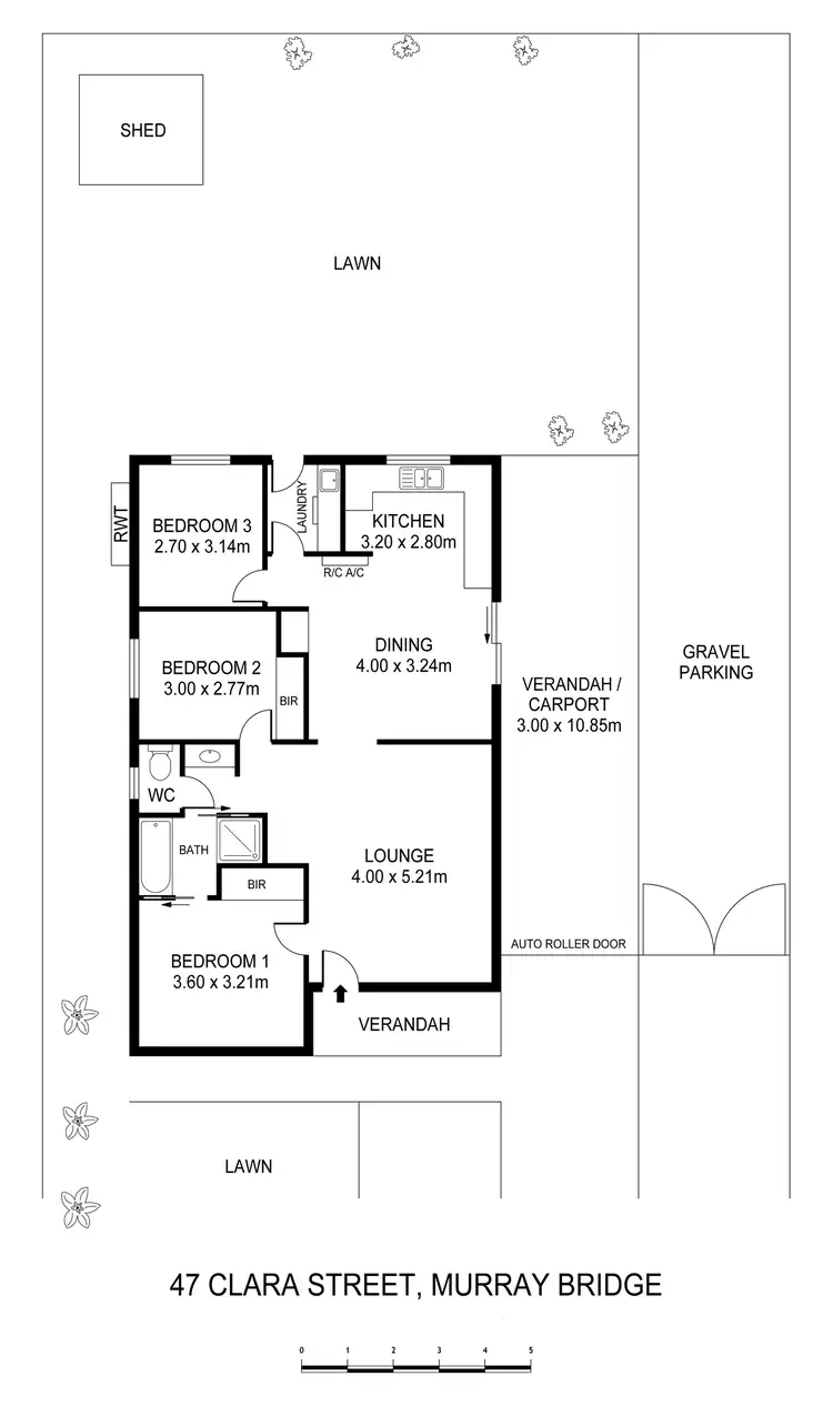 Floorplan of Homely house listing, 47 Clara Street, Murray Bridge SA 5253