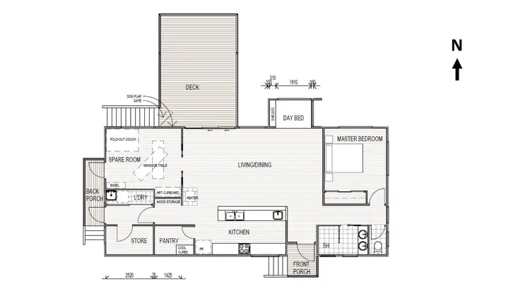 Floorplan of Homely rural property listing, Address available on request