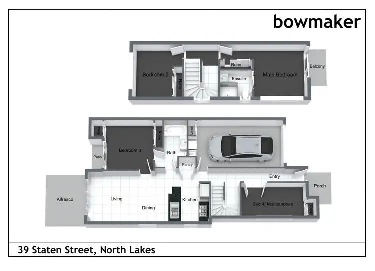 Floorplan of Homely house listing, 39 Staten Street, North Lakes QLD 4509