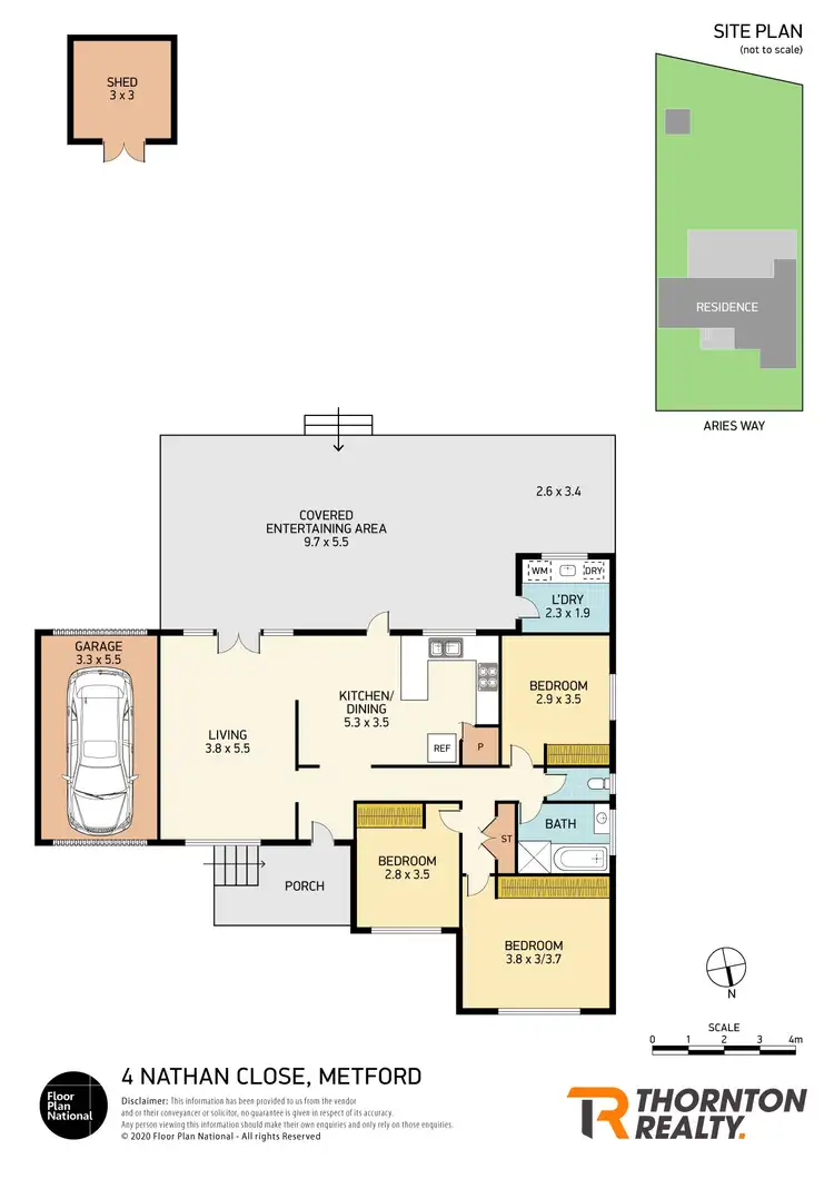 Floorplan of Homely house listing, 4 Nathan Close, Metford NSW 2323