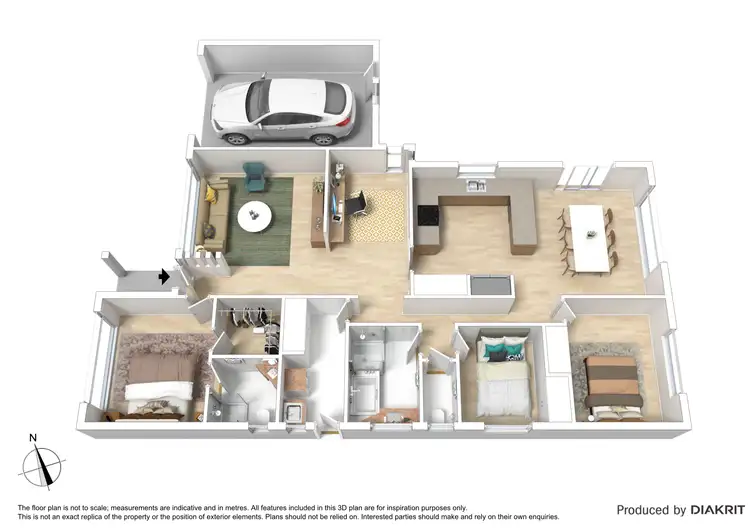 Floorplan of Homely house listing, 12 Marcella Place, Carrum Downs VIC 3201