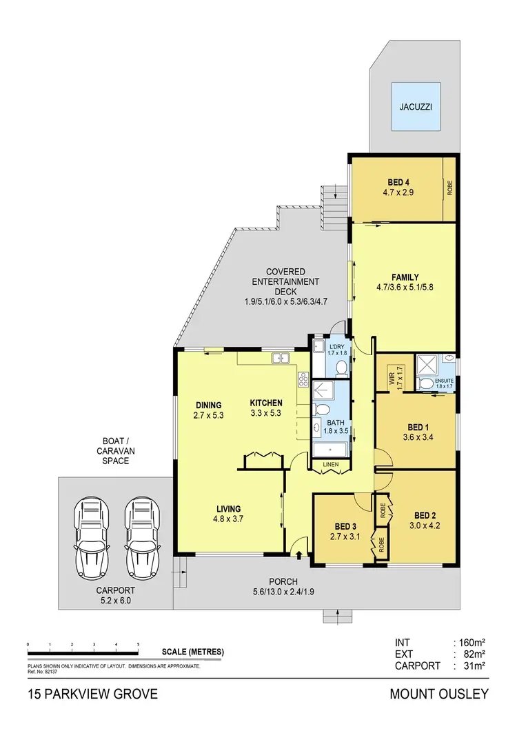 Floorplan of Homely house listing, 15 Parkview Grove, Mount Ousley NSW 2519