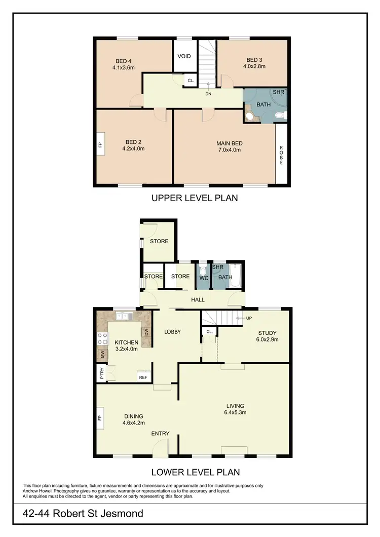 Floorplan of Homely house listing, 42-44 Robert Street, Jesmond NSW 2299