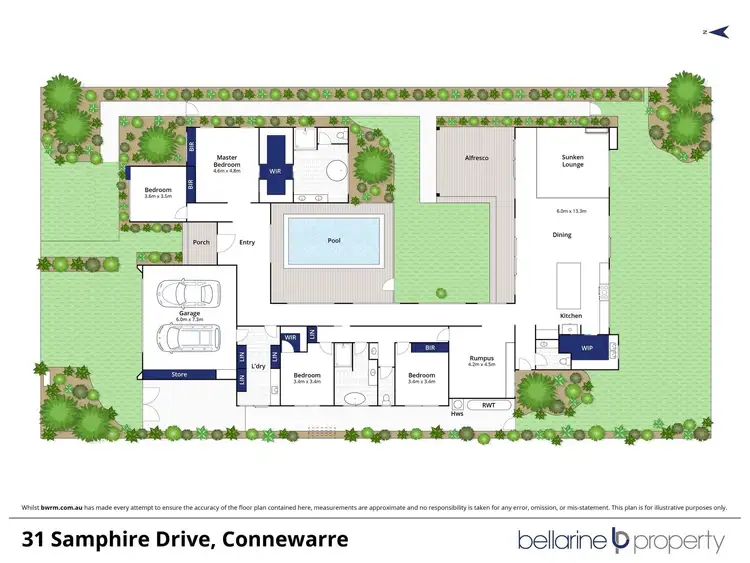 Floorplan of Homely house listing, 31 Samphire Drive, Connewarre VIC 3227