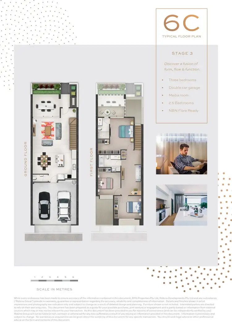 Floorplan of Homely townhouse listing, 235/2 Bella Avenue, Robina QLD 4226