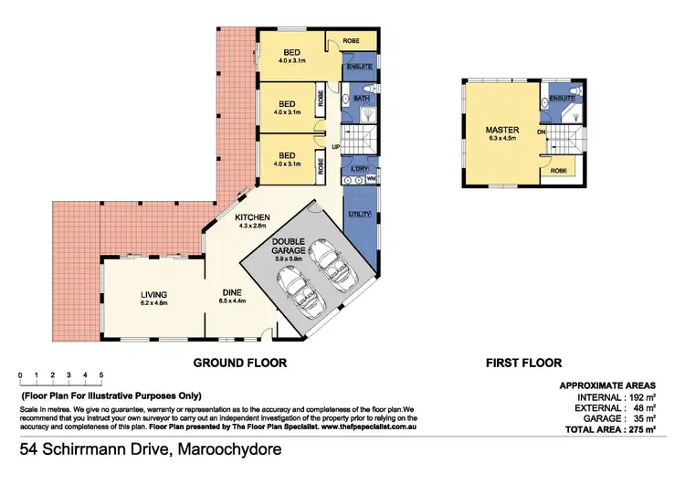 Floorplan of Homely house listing, 54 Schirrmann Drive, Maroochydore QLD 4558