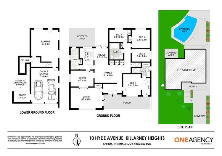 Floorplan of Homely house listing, 10 Hyde Avenue, Killarney Heights NSW 2087